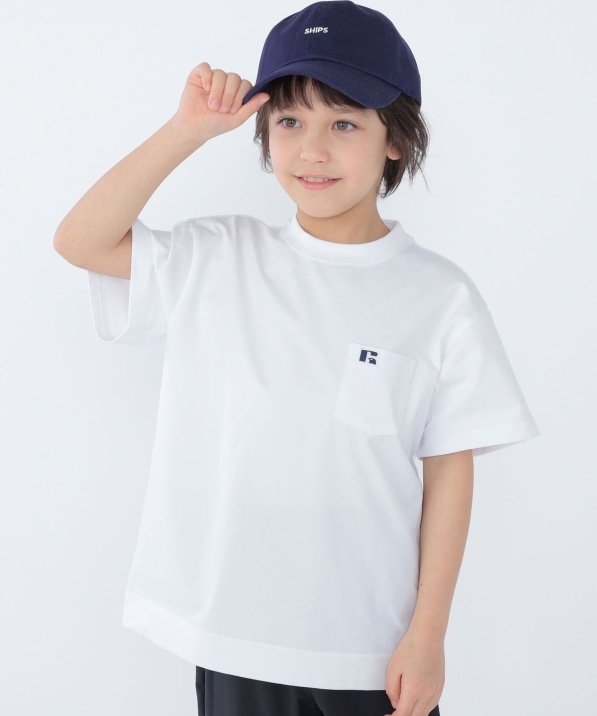 SHIPS KIDS別注】RUSSELL ATHLETIC:100～160cm /〈多機能〉TEE: T
