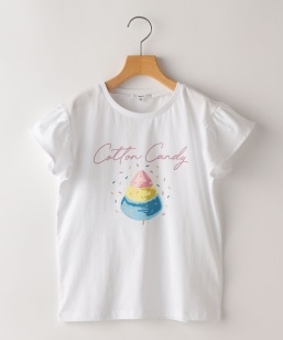 SHIPS KIDS:140�`150cm / �R�b�g�� �L�����f�B ���� TEE