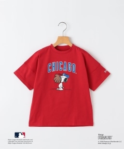 SHIPS KIDS:85�`95cm/ PEANUTS×MLB �v�����g T�V���c