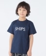 SHIPS KIDS:100〜160cm / SHIPS ロゴ TEE ネイビー