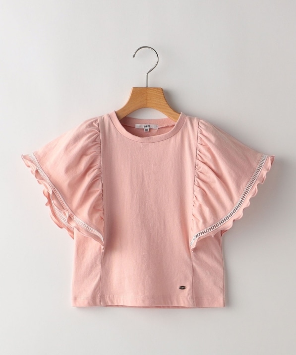SHIPS KIDS:100�`130cm / �͂��� ���[�X ���� TEE