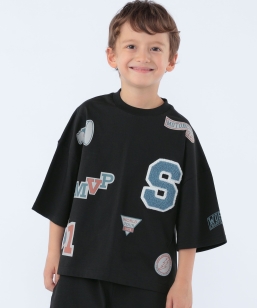 SHIPS KIDS:100�`130cm /�qUV�J�b�g/�ڐG�⊴�r���b�y���v�����g T�V���c