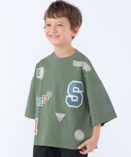 SHIPS KIDS:100�`130cm /�qUV�J�b�g/�ڐG�⊴�r���b�y���v�����g T�V���c