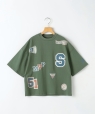 SHIPS KIDS:140�`160cm /�qUV�J�b�g/�ڐG�⊴�r���b�y���v�����g T�V���c �I���[�u