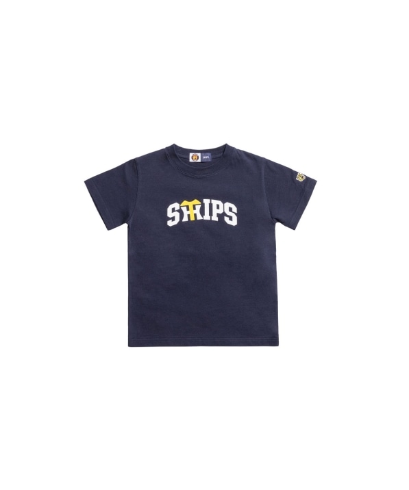 SHIPS KIDS:100～140cm /阪神タイガース×SHIPS カレッジ ロゴ Tシャツ