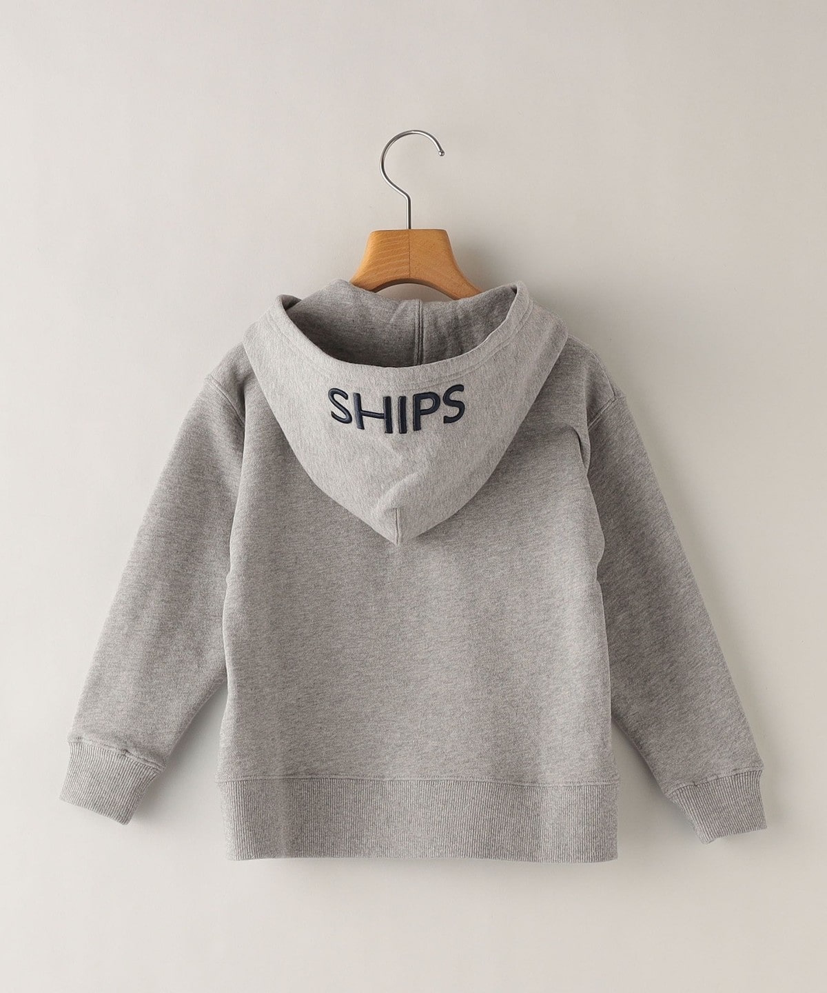 SHIPS KIDS:100～130cm / ロゴ フード ジップ パーカー: トップス