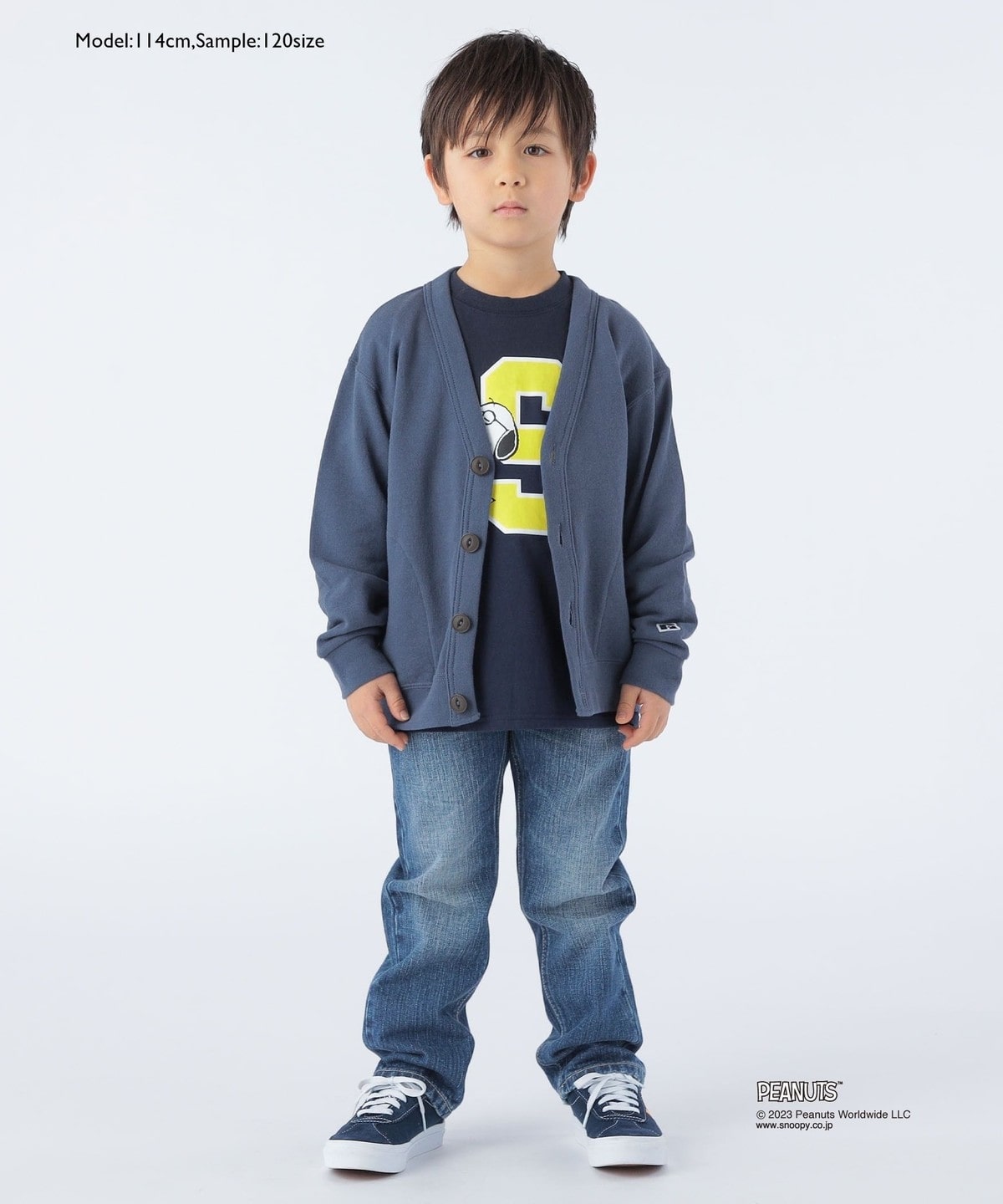 SHIPS KIDS別注】RUSSELL ATHLETIC:100～160cm / カーディガン