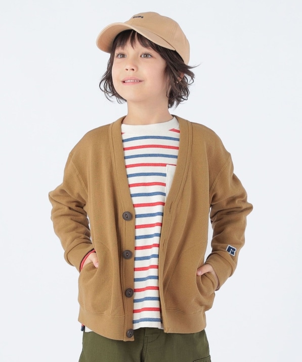 SHIPS KIDS別注】RUSSELL ATHLETIC:100～160cm / カーディガン