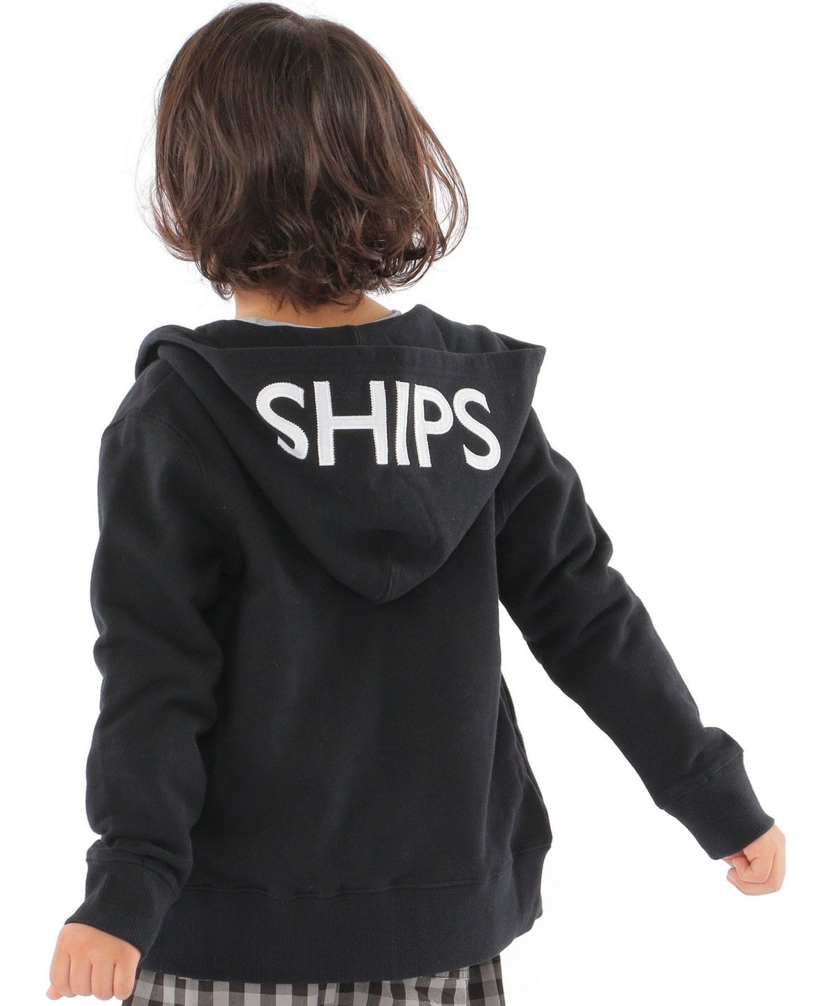 SHIPS KIDS:ロゴ フード ジップ パーカー(100～130cm): トップス SHIPS