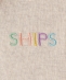 SHIPS KIDS:接結 ロゴ 長袖 ロンパース