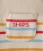 SHIPS KIDS:70〜80cm / オーガニック コットン ボーダー ロンパース