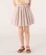 SHIPS KIDS:リバーシブル ストライプ ギャザー スカート(100〜130cm) ピンク