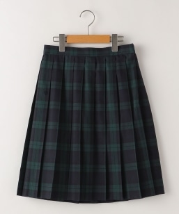 SHIPS KIDS:140�`150cm / �^�[�^���`�F�b�N �v���[�c �X�J�[�g