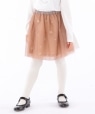 SHIPS KIDS:スター チュール スカート(100〜130cm) ベビーピンク