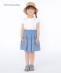 SHIPS KIDS:100〜130cm / ティアード デニム スカート