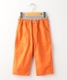 SHIPS KIDS:カラー 6分丈 ショーツ(145〜160cm) オレンジ