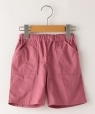 SHIPS KIDS:綿麻 ショーツ(80〜90cm) ピンク系