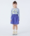 SHIPS KIDS:100〜130cm / リバーシブル ギャザー スカート