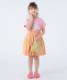 SHIPS KIDS:100〜130cm / リバーシブル ギャザー スカート