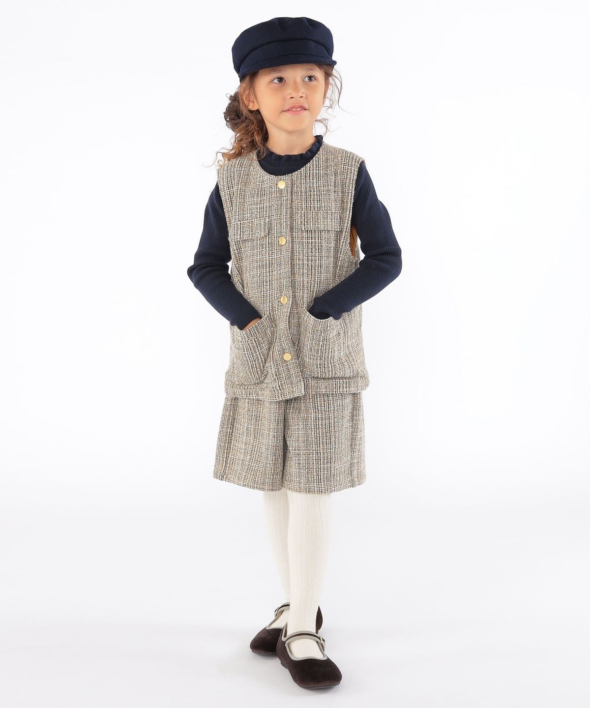 SHIPS KIDS:100～130cm / ツイード キュロット: パンツ SHIPS 公式