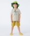 SHIPS KIDS:100〜130cm / 恐竜 刺繍 ショーツ