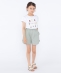 SHIPS KIDS:100�`130cm / �q�ڐG�⊴�r�h���C�^�b�` �t���� �V���[�g �p���c