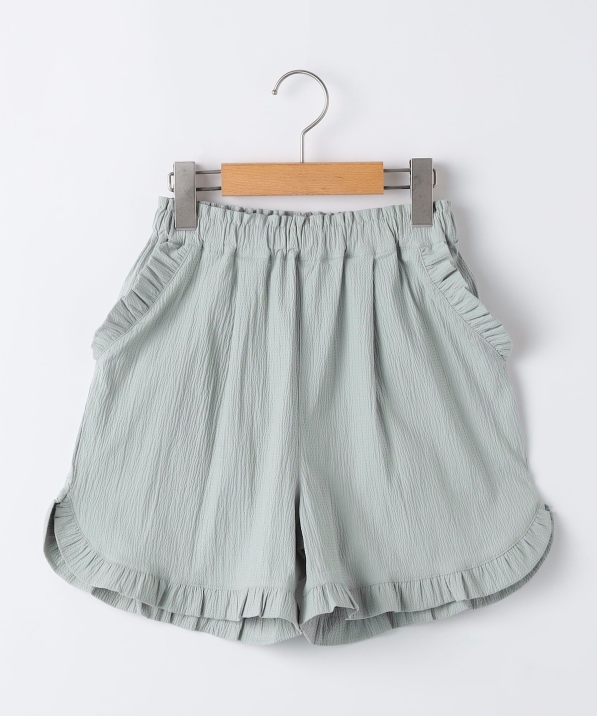 SHIPS KIDS:140�`150cm / �q�ڐG�⊴�r�h���C�^�b�` �t���� �V���[�g �p���c