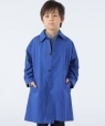 SHIPS KIDS:100〜130cm /〈撥水〉ステンカラー コート ブルー