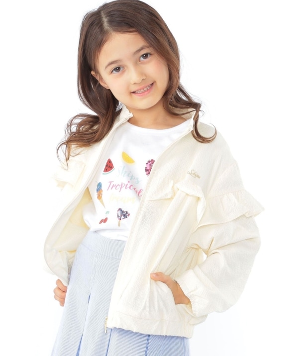 SHIPS KIDS:100�`130cm / �qUV�J�b�g�r�h���C�^�b�` �t���� ���C�g �u���]��