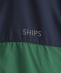 SHIPS KIDS:100〜130cm / 〈手洗い可能〉リバーシブル ジップアップ ジャケット