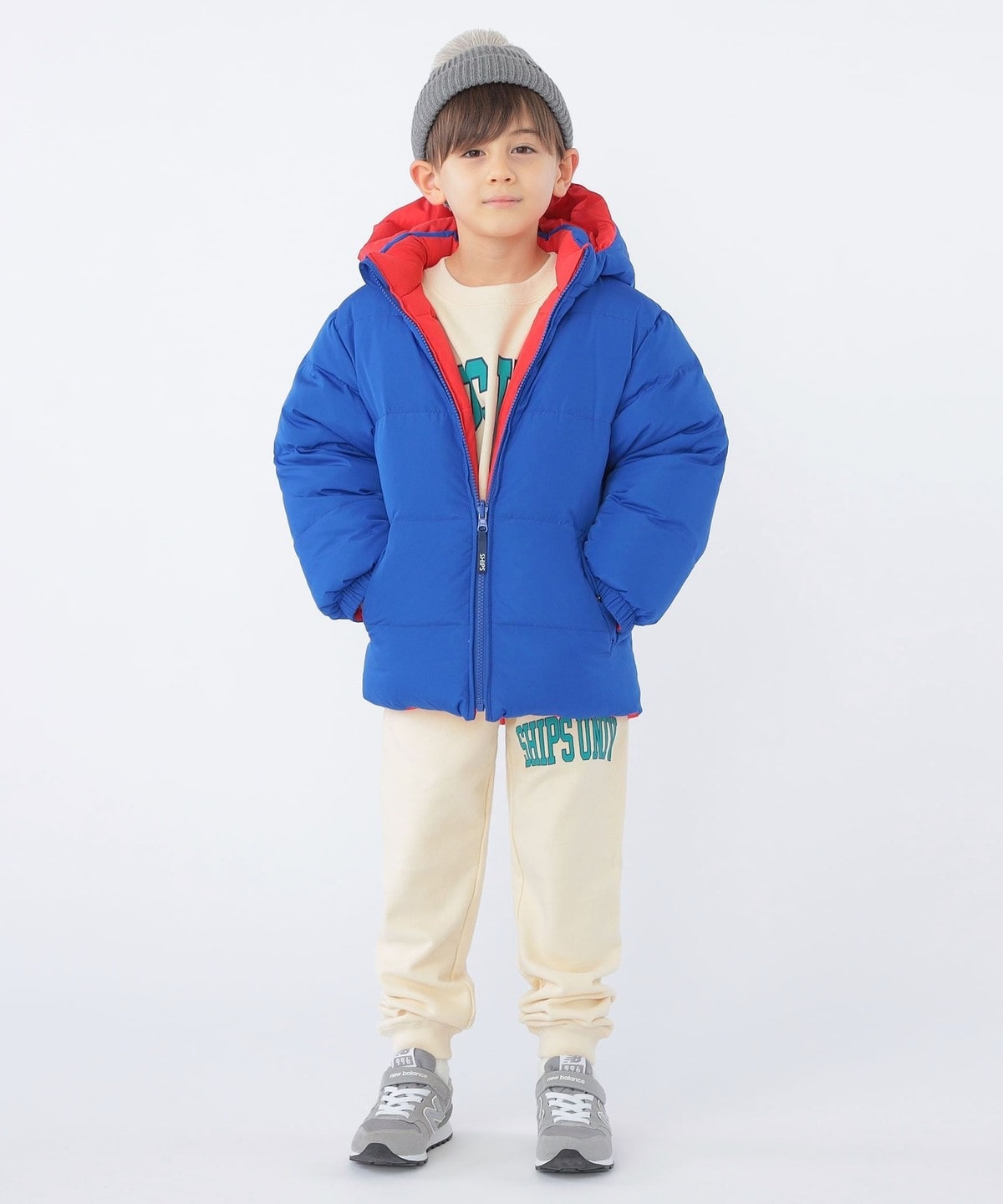 SHIPS KIDS:100～130cm / ＜手洗い可能＞ リサイクル ダウン 