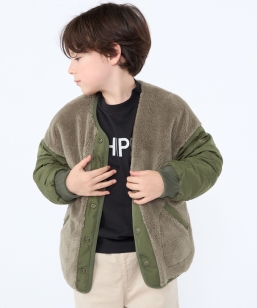 SHIPS KIDS:100�`130cm /�q����@�\�r�{�A×�L���e�B���O ���o�[�V�u�� �u���]��