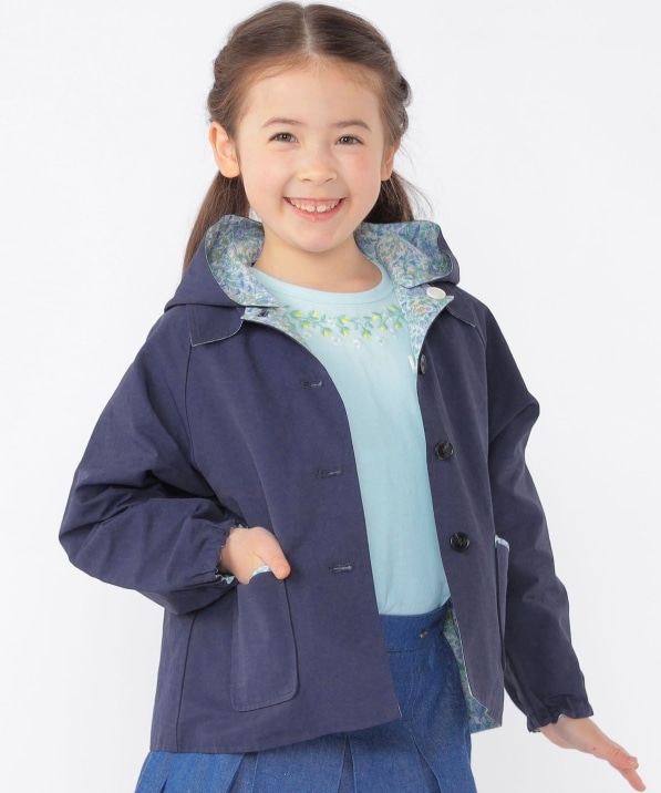 SHIPS KIDS:100�`130cm / ���o�e�B ���o�[�V�u�� �t�[�h �R�[�g