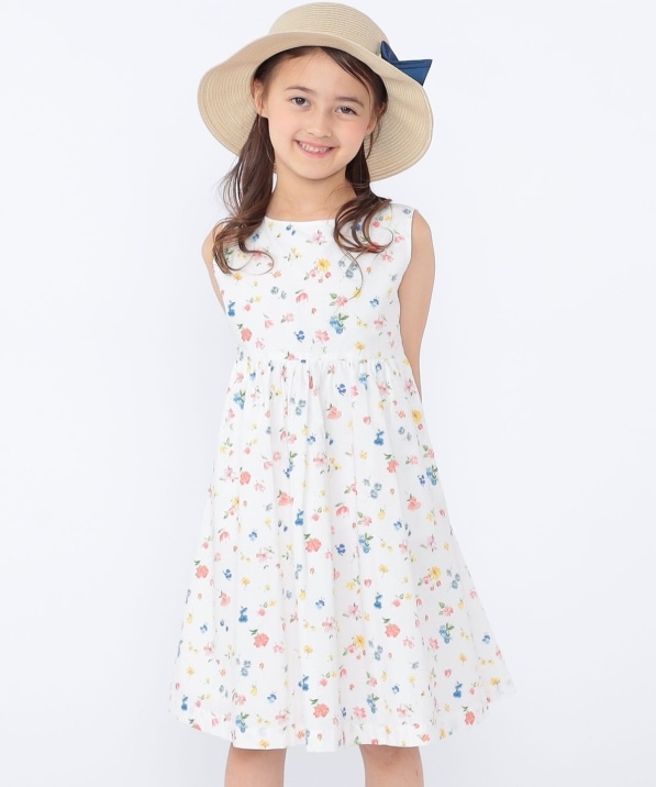 SHIPS KIDS:100�`130cm / �m�[�X���[�u �t�����[ �v�����g �����s�[�X