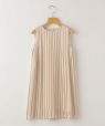 ARCH&LINE:スリーブレス プリーツ ドレス(100〜115cm) ベージュ系