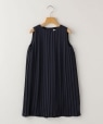 ARCH&LINE:スリーブレス プリーツ ドレス(100〜115cm) ネイビー