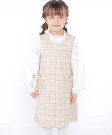 SHIPS KIDS:100～130cm / シャギー チェック コート｜ SHIPS