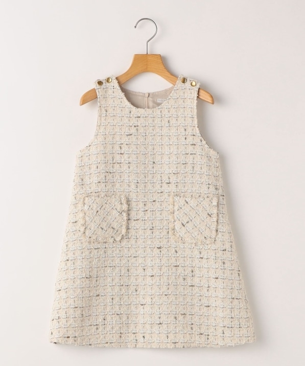 【完売商品】ツイードジャンパーワンピース LOULOU WILLOUGHBY】LINTONツイード