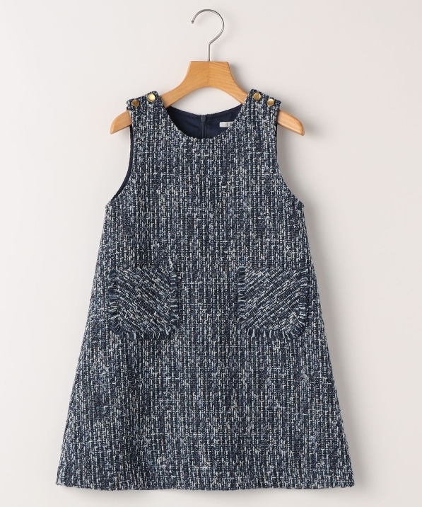 【完売商品】ツイードジャンパーワンピース ツイードジャンパーワンピース | DRESS | OBLI