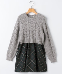 ships kids  フレアワンピース　160 シップス SHIPS SHIPS KIDS:150～160cm / ストレッチ フレア