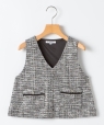SHIPS KIDS:100�`130cm / �q��􂢉\�r�V���C�j�[ �c�C�[�h �x�X�g �_�[�N�O���[