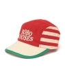 BOBO CHOSES:RED STRIPES CAP bh