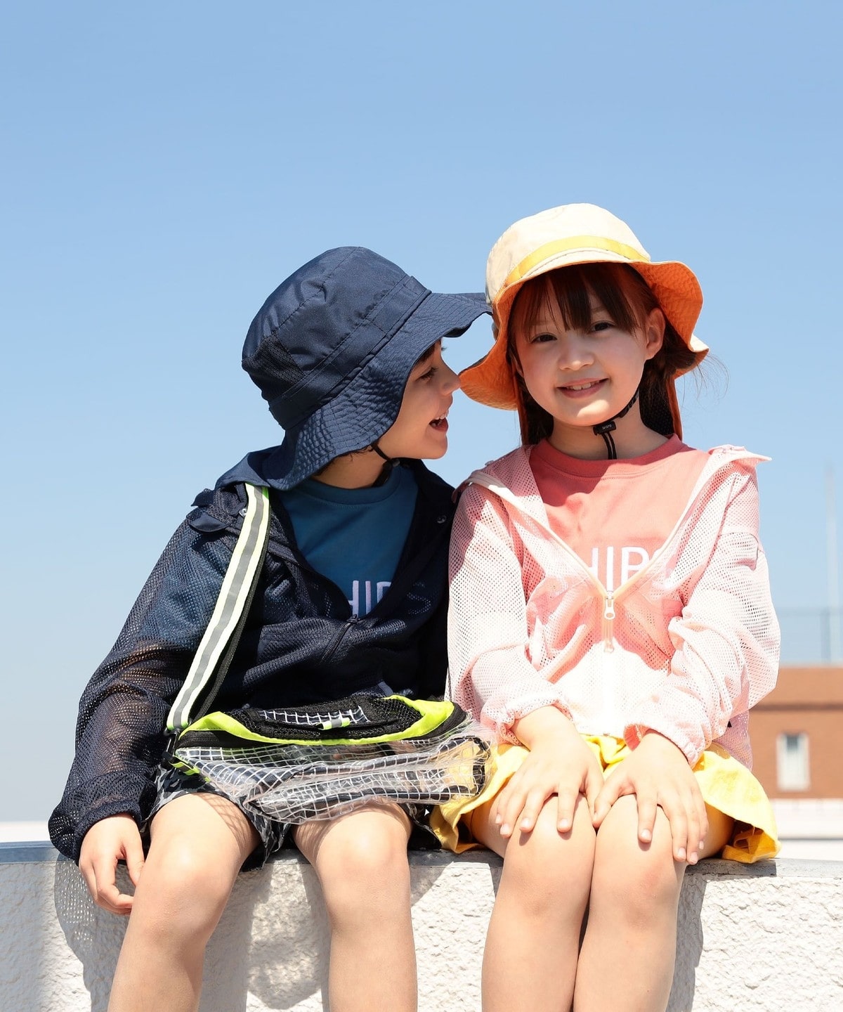 SHIPS KIDS:〈UVカット/撥水/吸水速乾〉サファリ ハット: 帽子 SHIPS