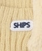 SHIPS KIDS:フェイクファー フラップ付き リブ ワッチ キャップ
