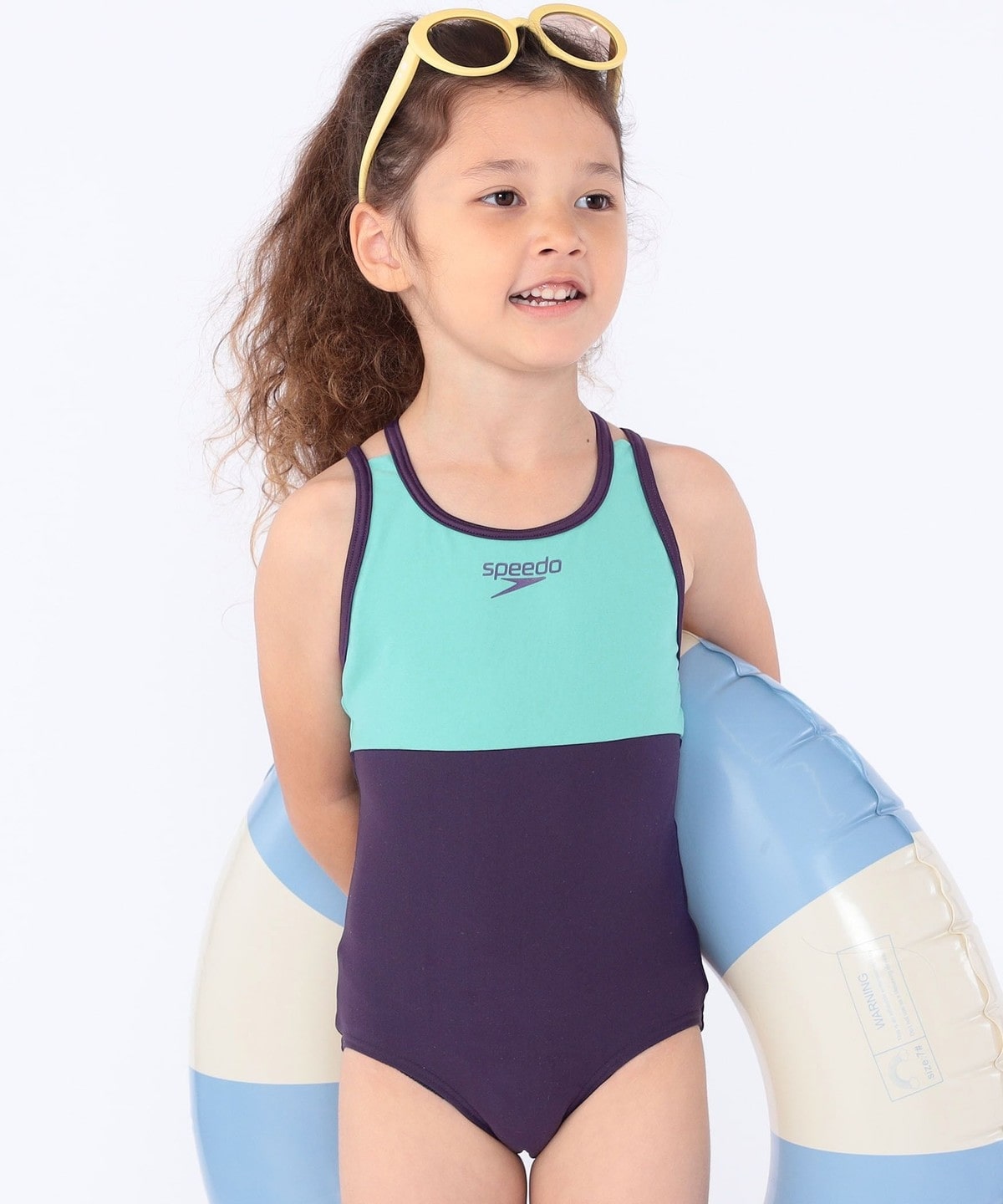 Speedo:90～120cm /〈UVカット〉Girls Suit: 水着/スイムグッズ SHIPS