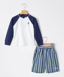 SHIPS KIDS:110�`150cm / �qUV�J�b�g�r���b�V���K�[�h �X�C���V���[�c �Z�b�g