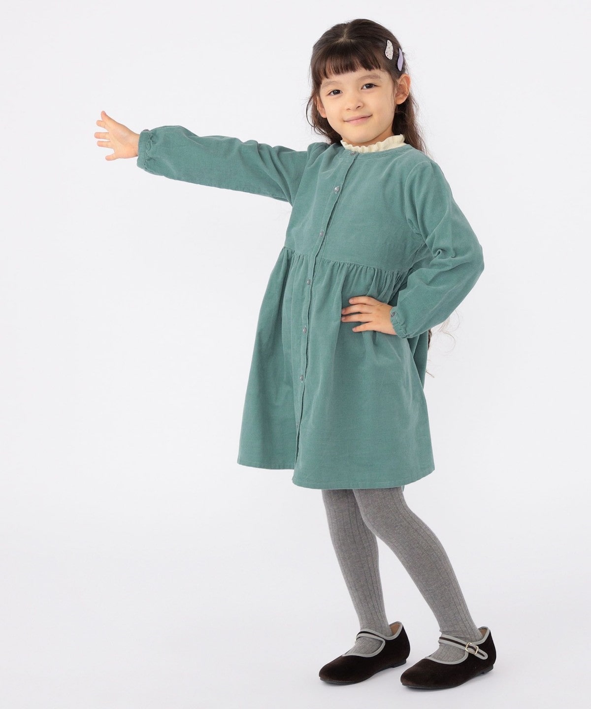 リバティヨーヨーキルトのベビー・キッズヘアピンNo.14 引っ付か 