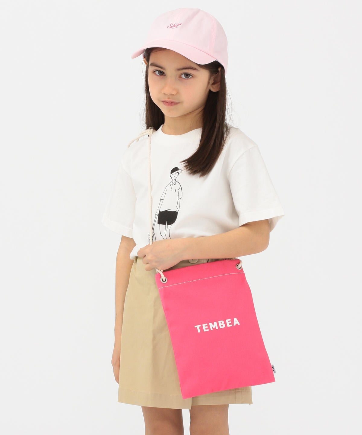 【SHIPS KIDS別注】TEMBEA:ショルダーバッグ ピンク