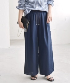 quaranciel:〈手洗い可能〉タック イージー ワイド パンツ｜ SHIPS