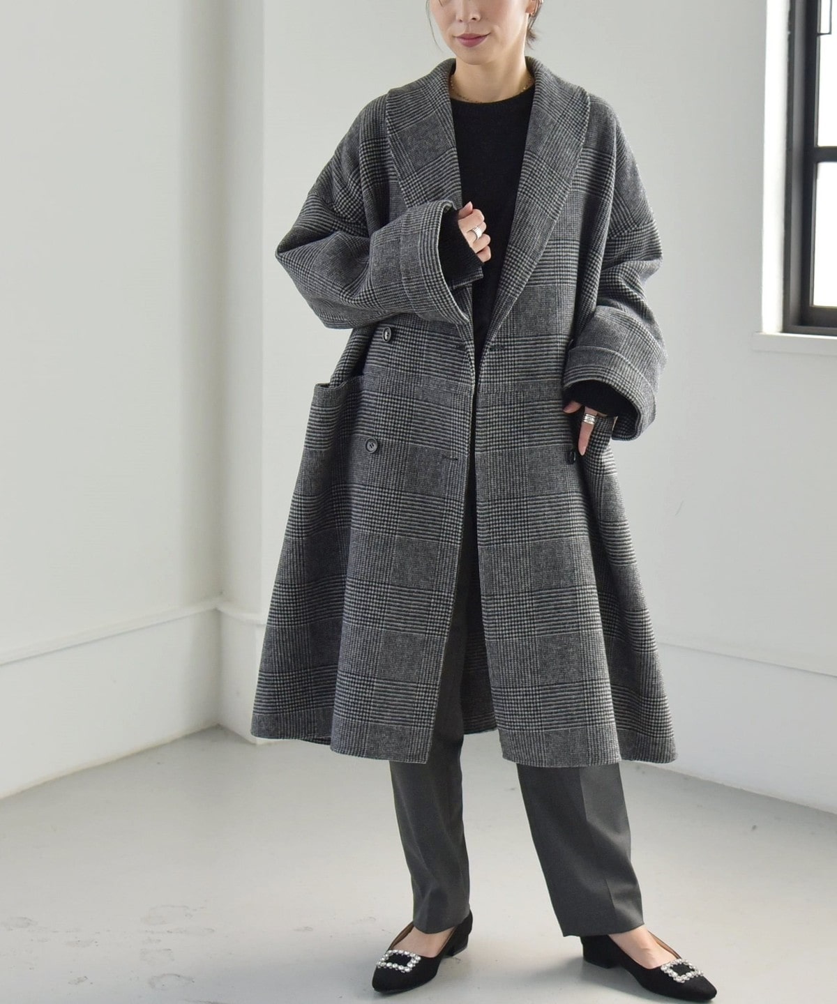 女の子 リバティ メルトンウールコート ハンドメイド 召し上がれ 